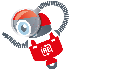 Illustration Robin mit Lupe