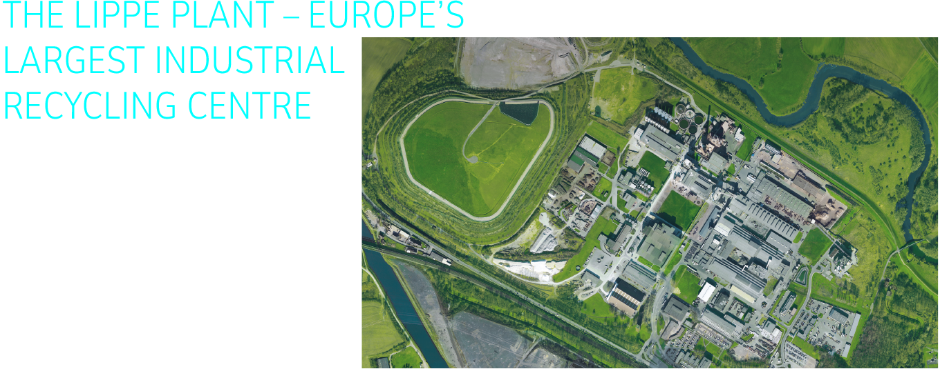 An aerial picture of the Lippe Plant